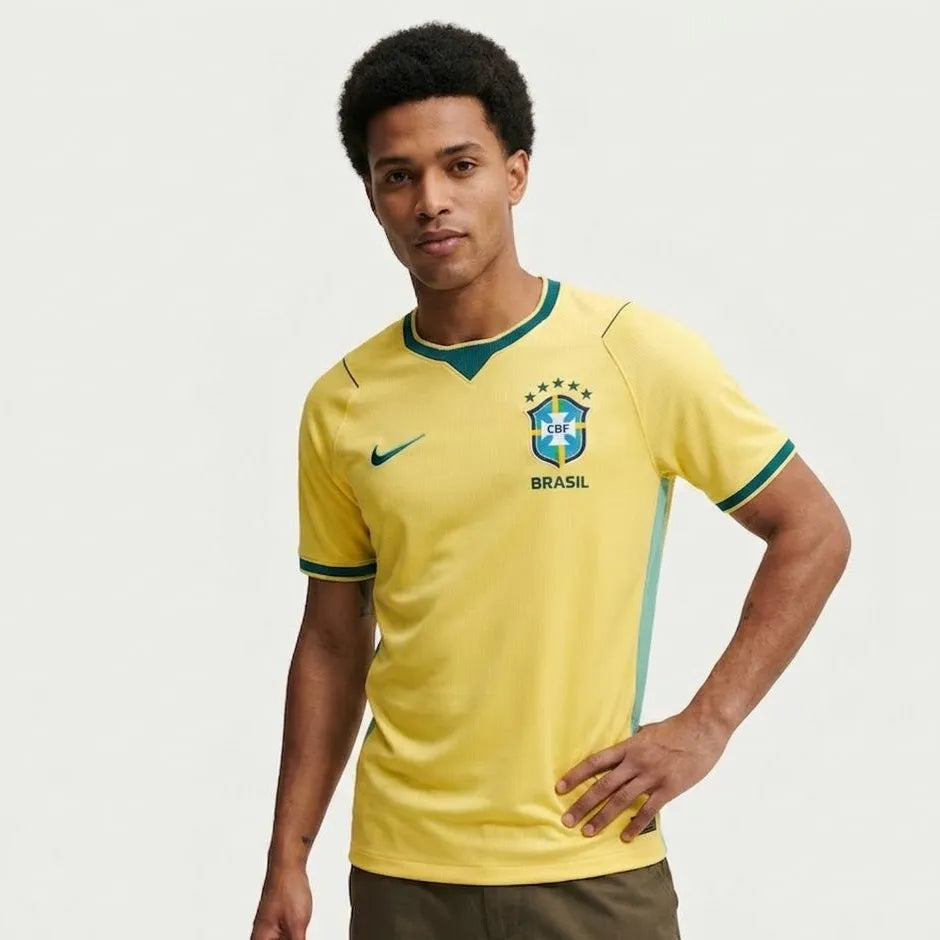 CAMISA SEL. BR 2026 OFICIAL 𝑵𝑰𝑲𝑬© TORCEDOR MASCULINO LEVE 3 PAGUE 2!