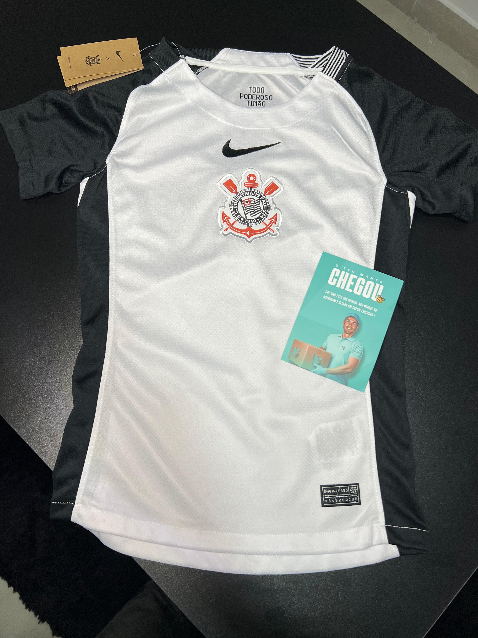 CAMISA TIMAO TITULAR 2025/26 BRANCA FEMININA